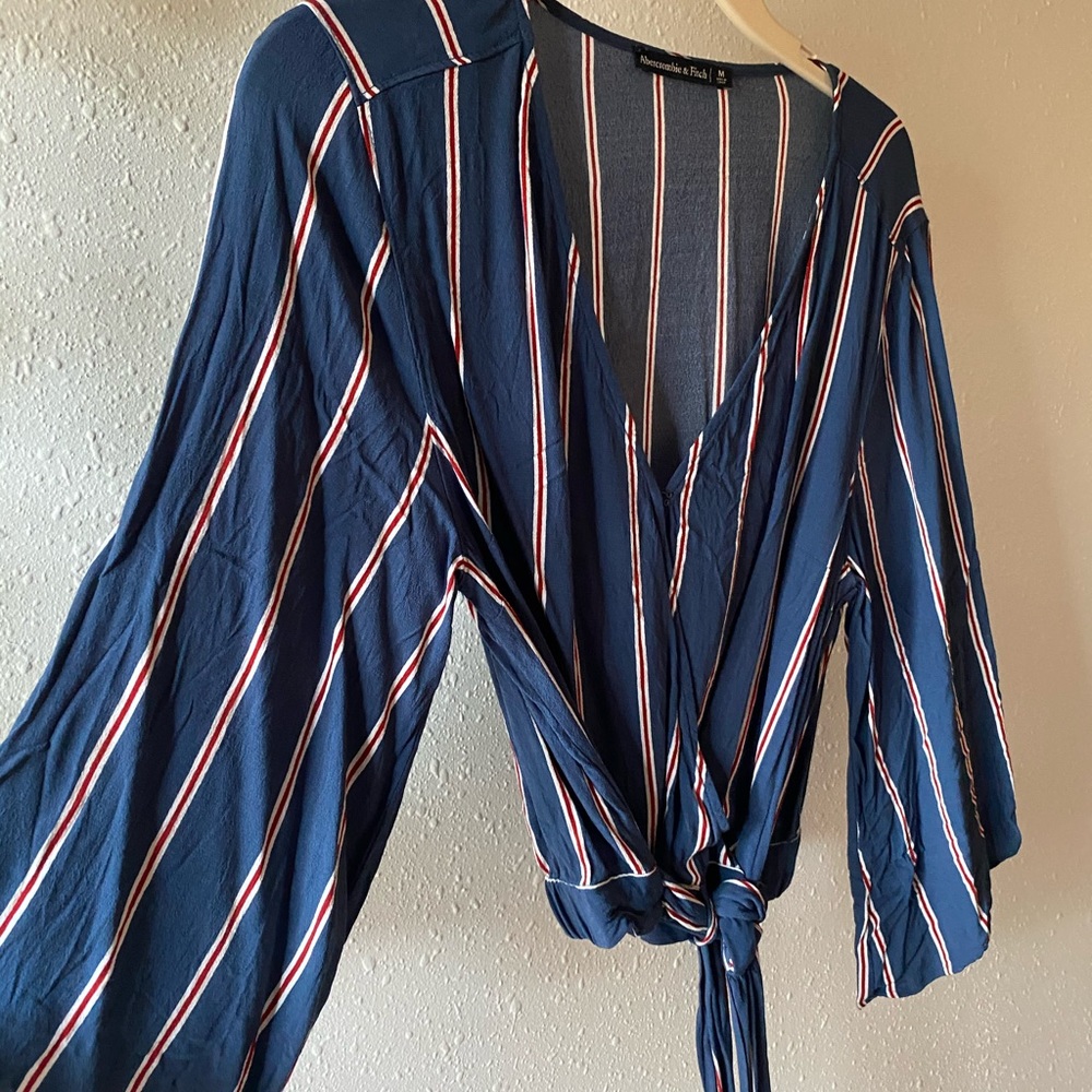 Abercrombie and Fitch Tie Wrap Top